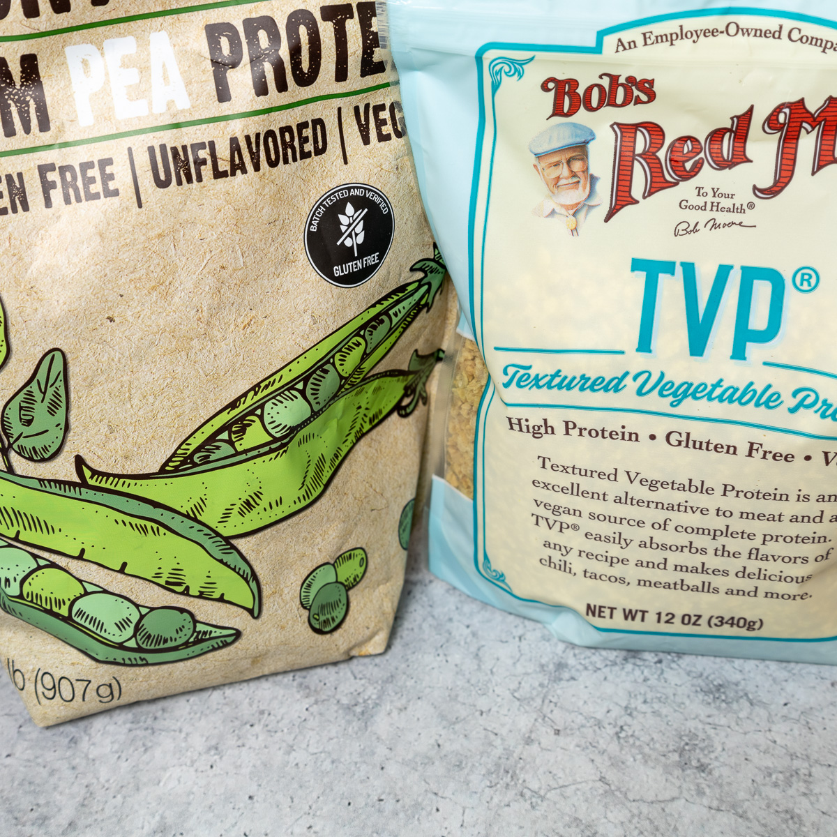 Plant Based Vegan Pea Protein and TVP For Italian Sausage With the Texture of Impossible Burger