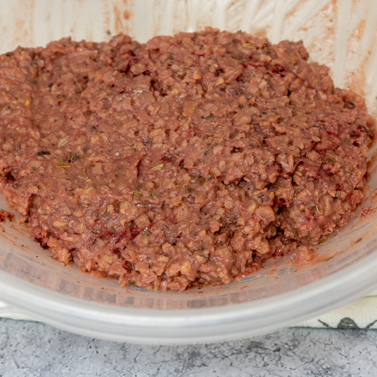 Wet and Dry Ingredients Mixed Together