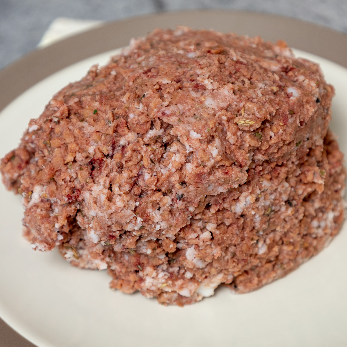 Plant Based Vegan Italian Sausage Meat Substitute That Looks Like Impossible Burger