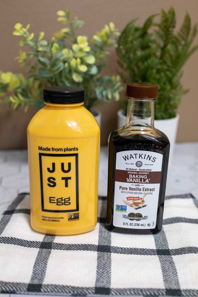 Egg replacement and vanilla