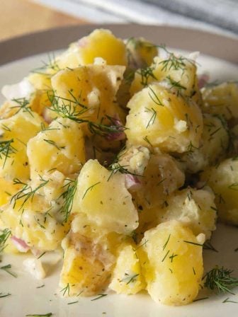 Lemon Dill Potato Salad – Vegan and Mayo Free