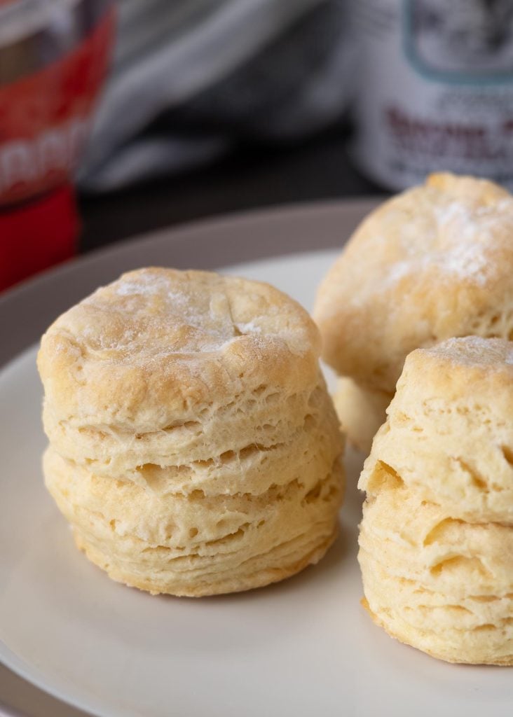 Flaky vegan biscuits from this best vegan biscuit recipe