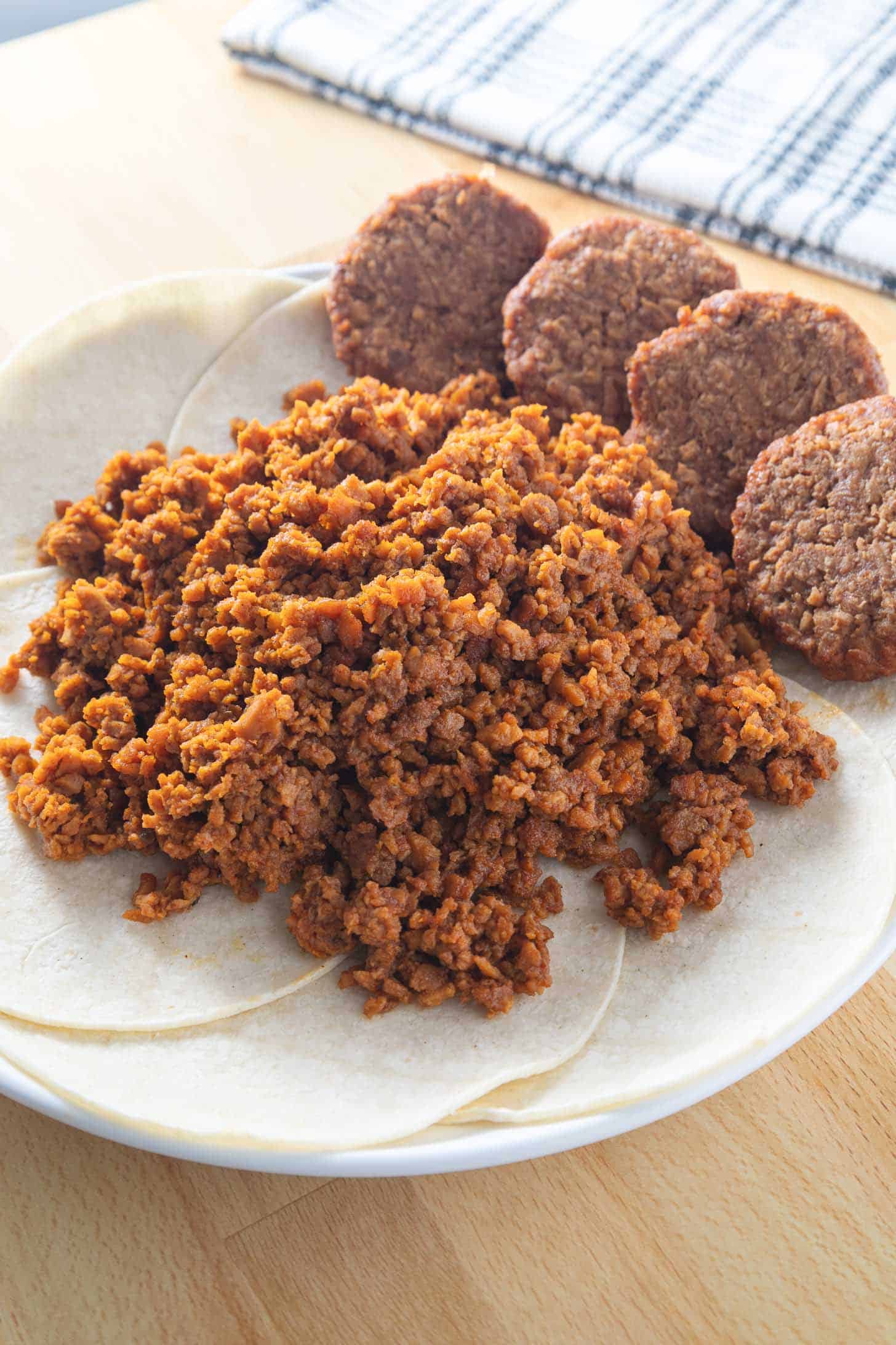 Vegan Chorizo Vegan Meat Substitute With Siete Seasoning