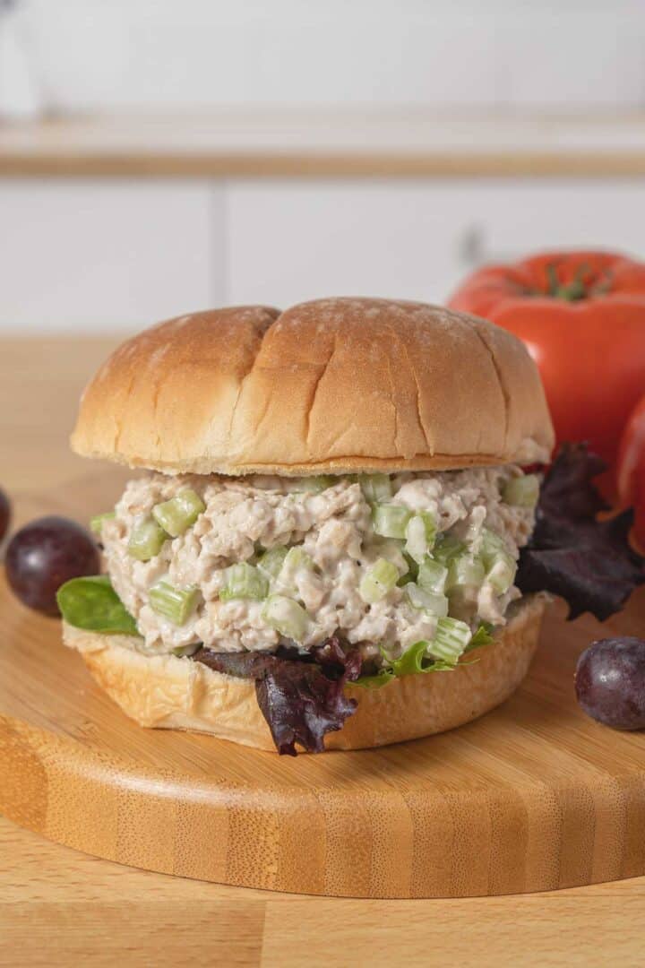 Delicious vegan chicken substitute for a vegan chicken salad recipe