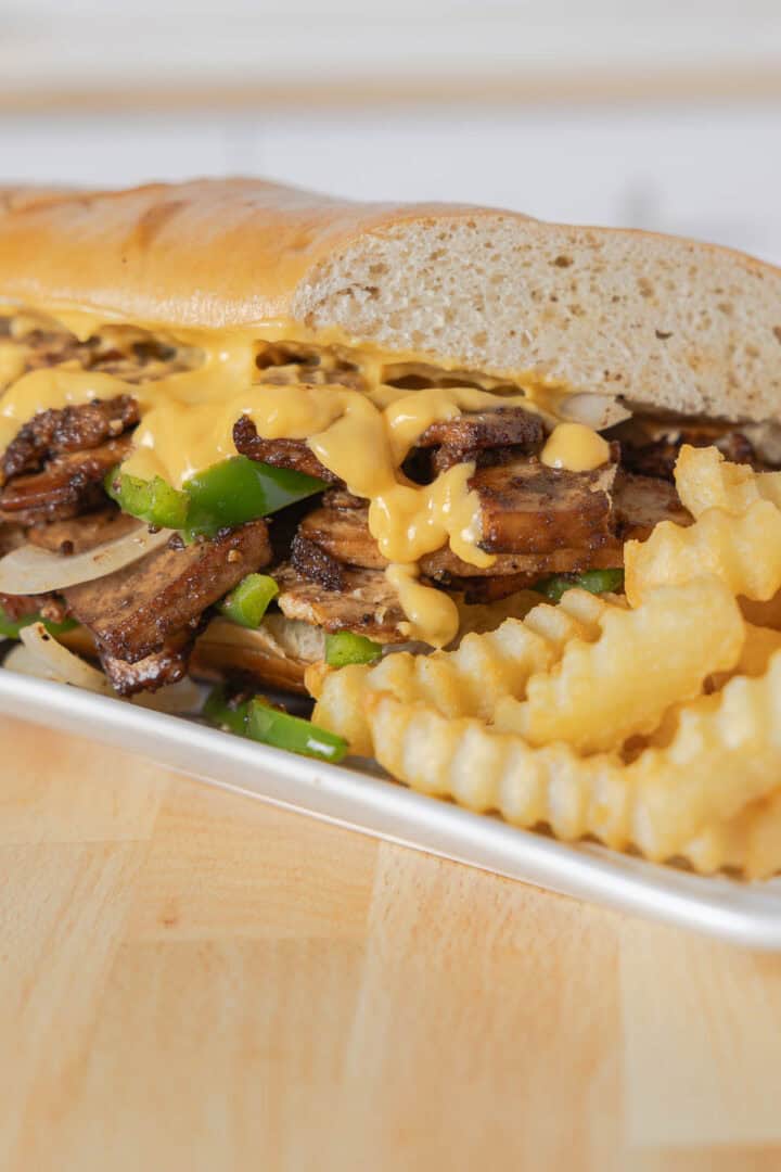 The Best Vegan Philly Cheesesteak 