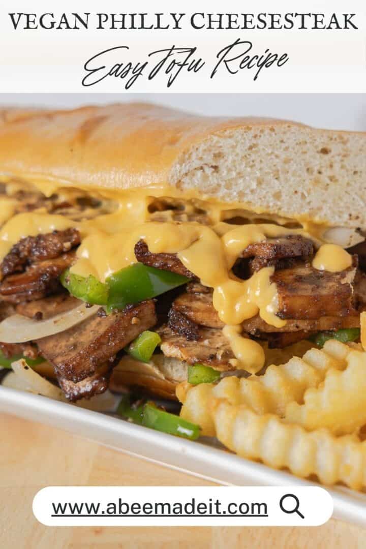 The Best Vegan Philly Cheesesteak (Easy Tofu Recipe)