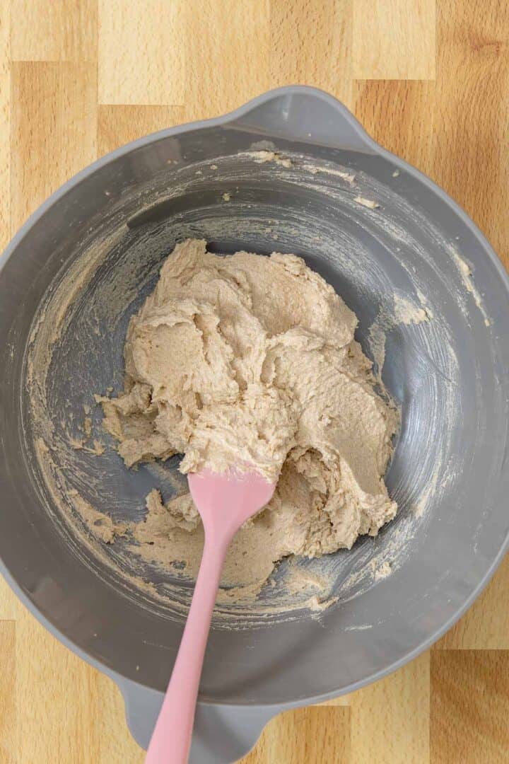 Creamed vegan butter stick with organic white sugar