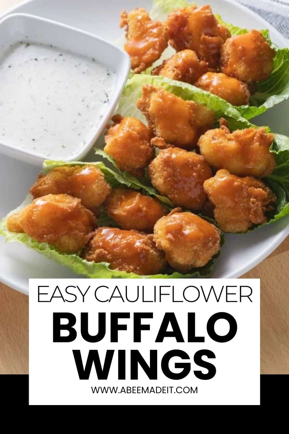 easy cauliflower buffalo wings