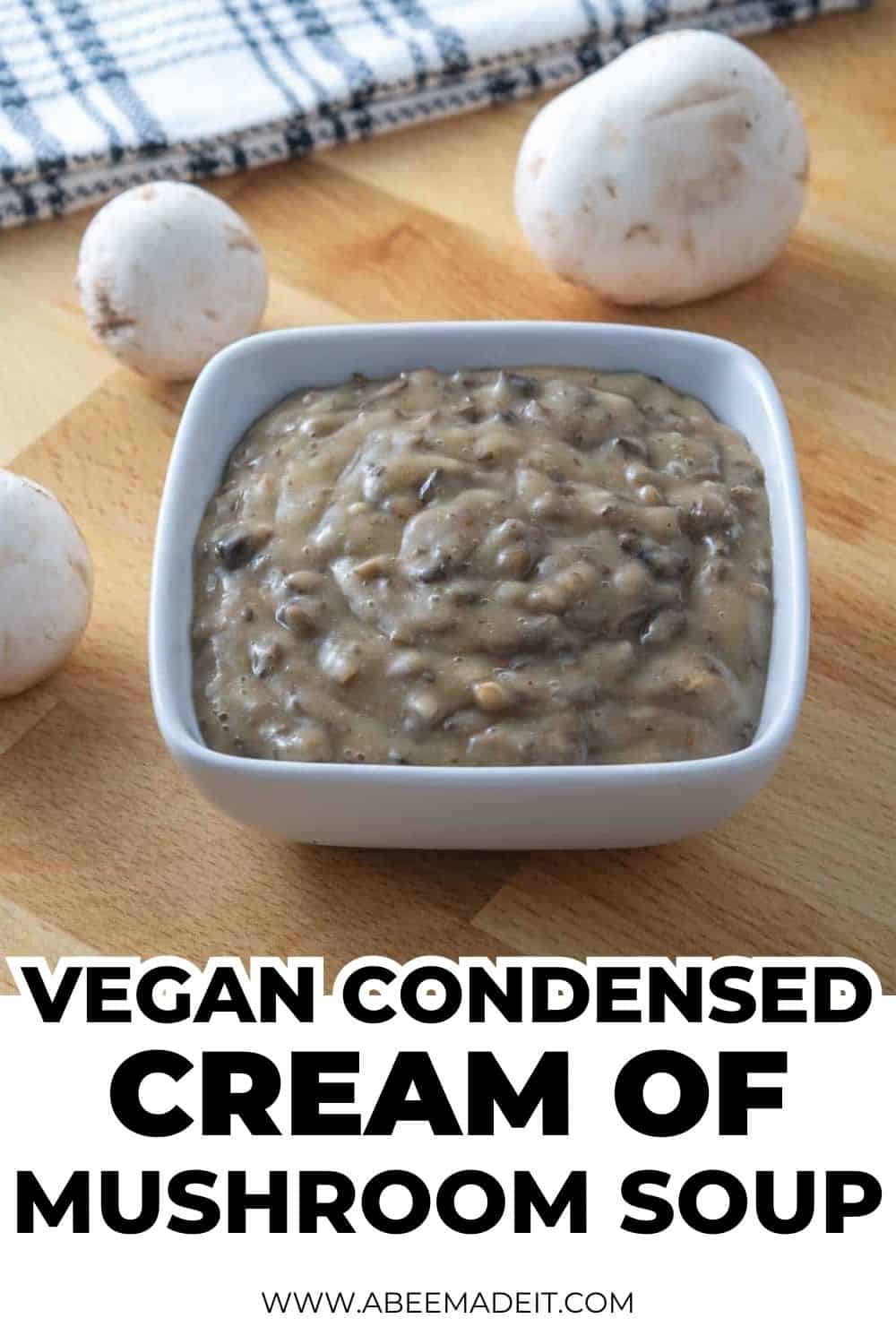 vegan condensed cream of mushroom soup
