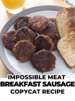 impossible meat copycat breakfast sausage
