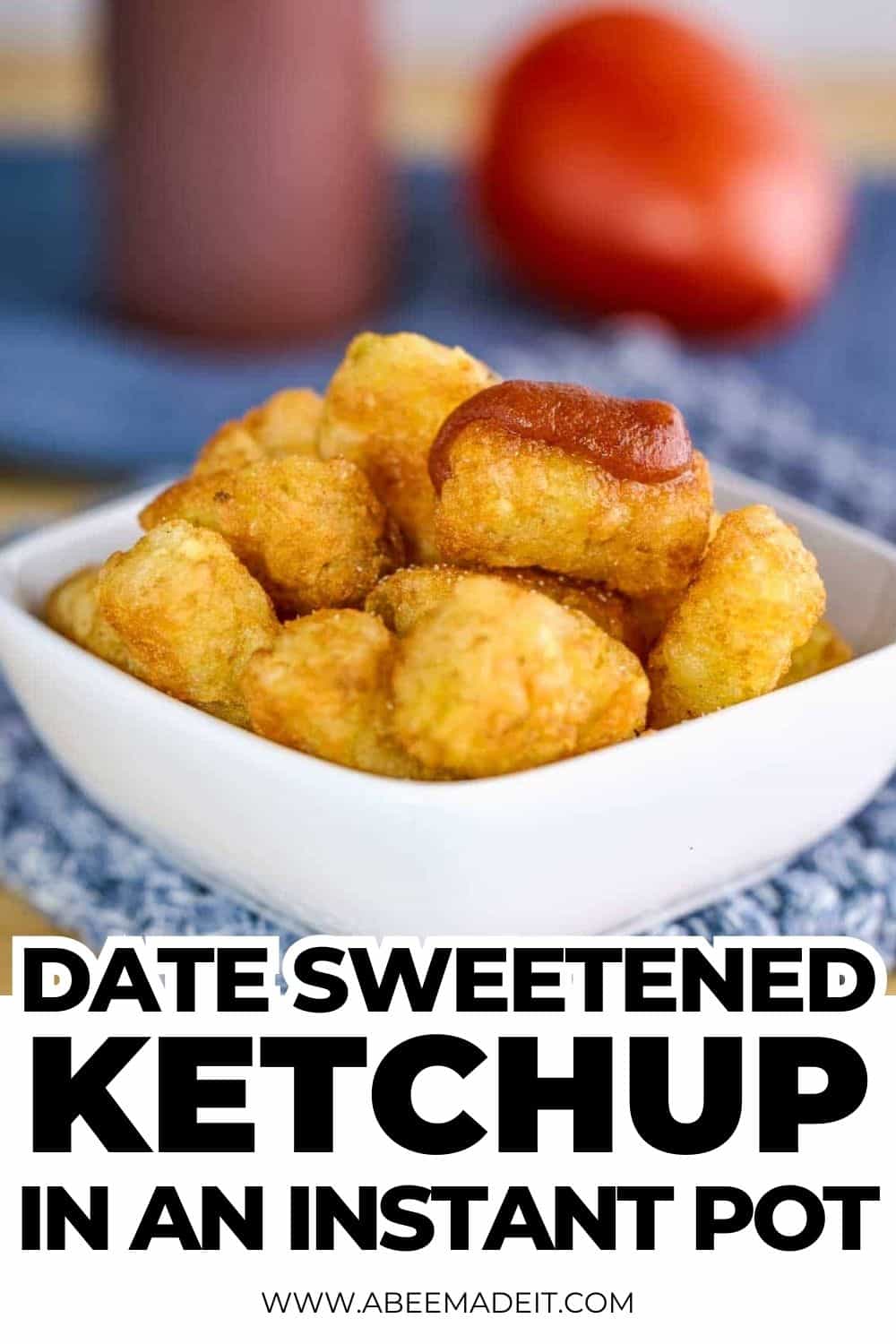 date sweetened ketchup made in the instant pot