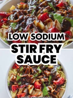 low sodium stir fry sauce